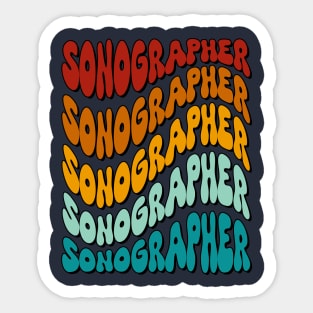 Sonographer Sticker